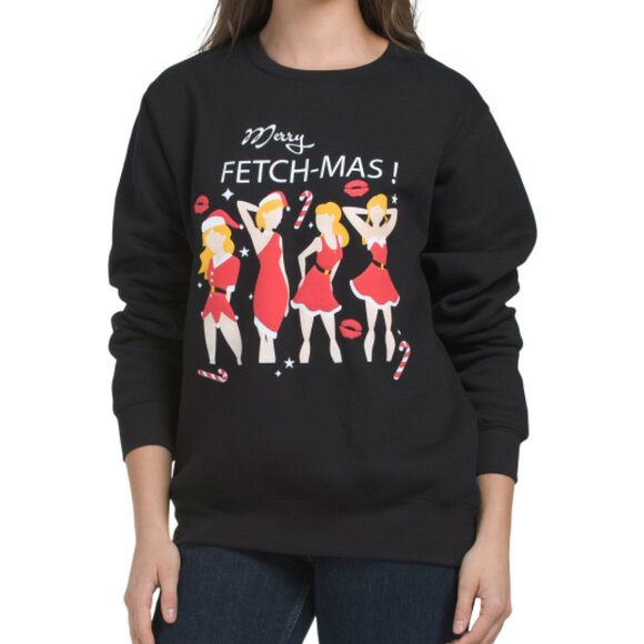 Pacific & Co Merry Fetchmas Sweatshirt Mean Girls - Picture 1 of 2